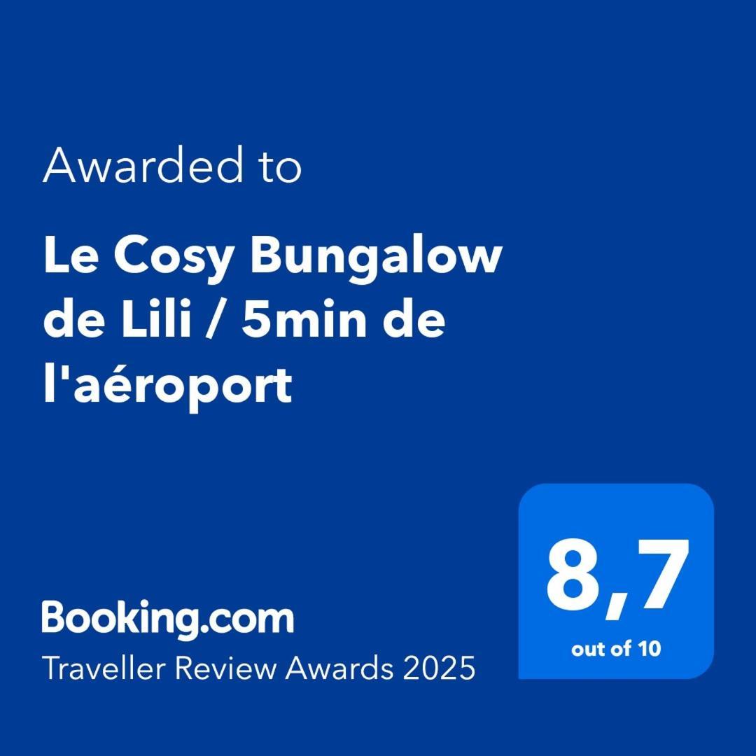 Le Cosy Bungalow De Lili / 5Min De L'Aeroport 萨莱比梅 外观 照片